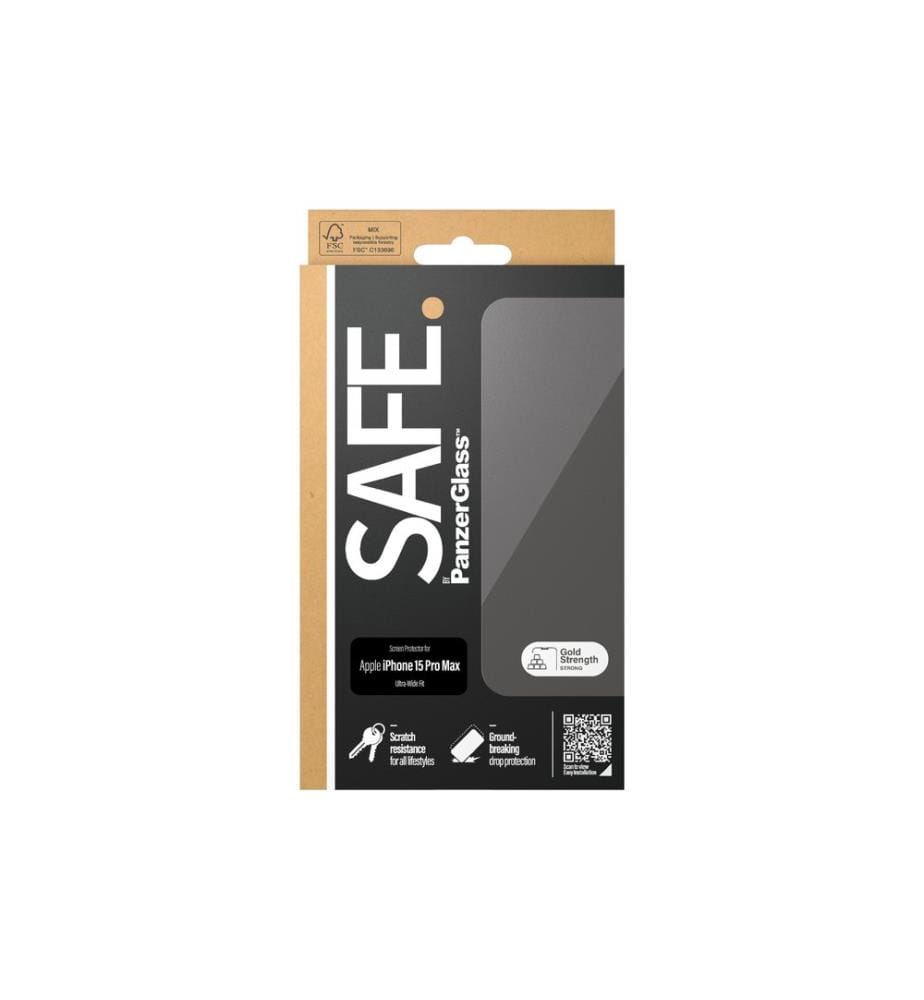 SAFE. - Protection d'écran Ultra Wide Fit iPhone 15 Pro Max