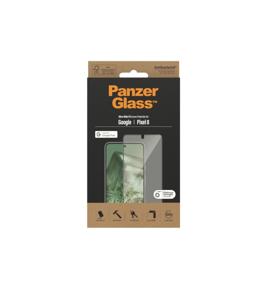 PANZERGLASS - Protection d'écran Ultra Wide Fit Pixel 8