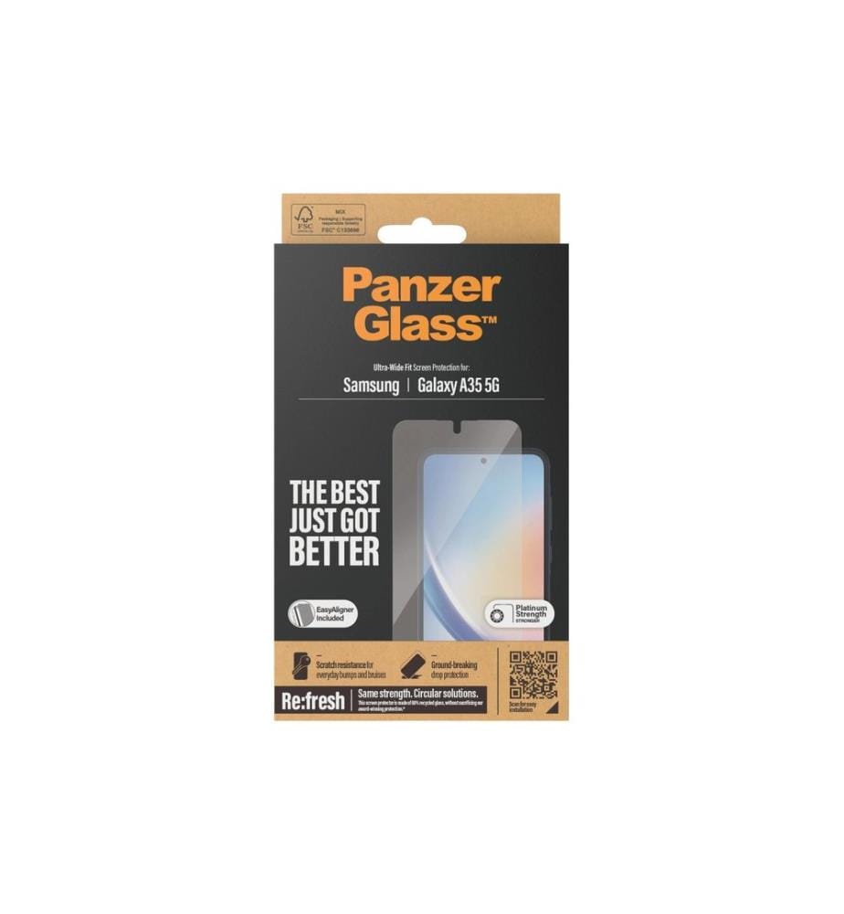 PANZERGLASS - Protection d'écran Ultra Wide Fit Galaxy A35 5G
