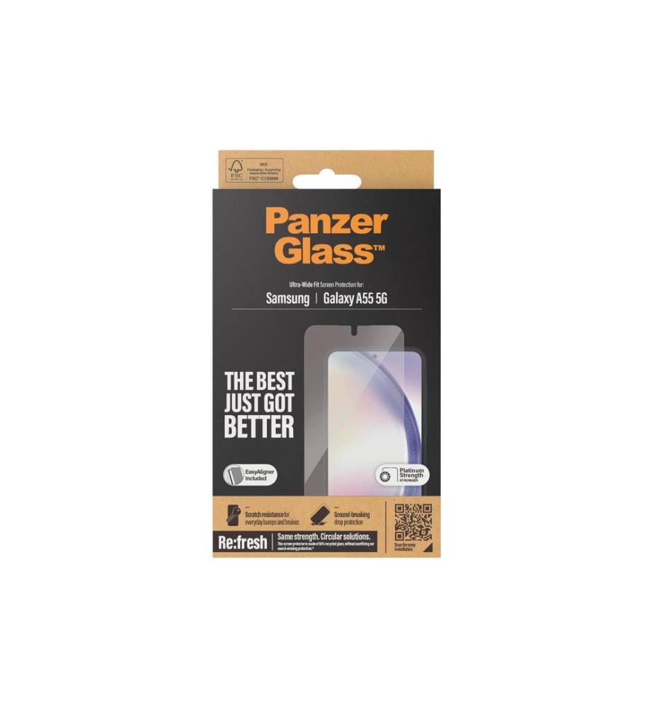 PANZERGLASS - Protection d'écran Ultra Wide Fit Galaxy A55 5G