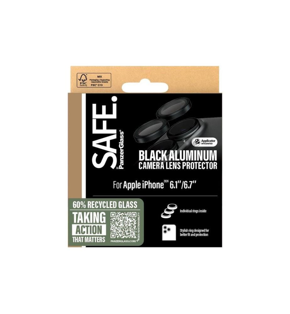 SAFE. - Lens Protector iPhone 16 / 16 Plus Noir