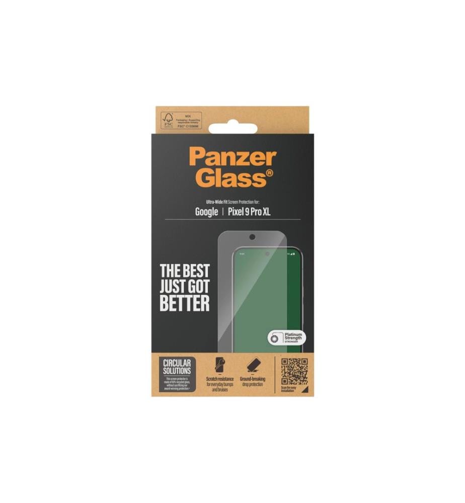 PANZERGLASS - Protection d'écran Ultra Wide Fit Pixel 9 Pro XL