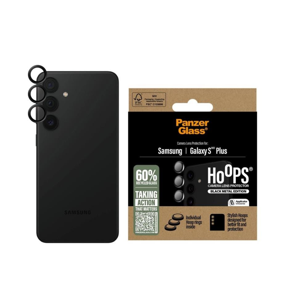 PANZERGLASS - Lens Protector Rings HOOPS Samsung Galaxy S25+ Noir