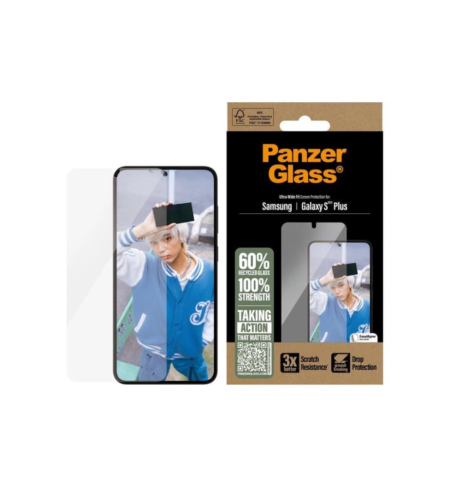PANZERGLASS - Protection d'écran Ultra Wide Fit Galaxy S25+