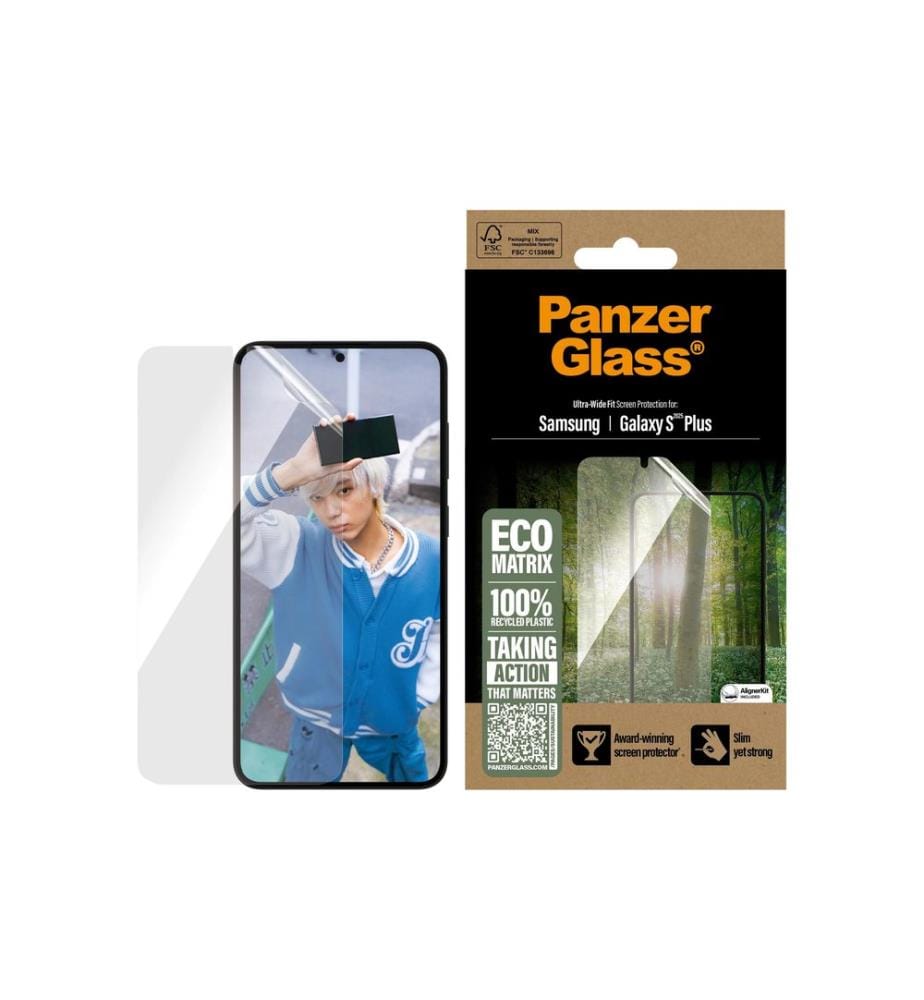 PANZERGLASS - Protection d'écran Ultra Wide Fit Eco Matrix Galaxy S25+