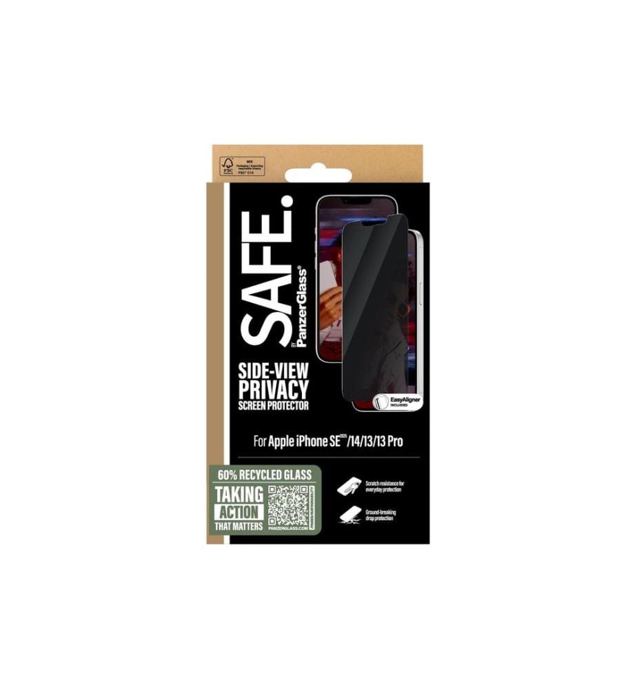 SAFE. - Protection d'écran Privacy Ultra Wide Fit iPhone 16e/13/13Pro/14
