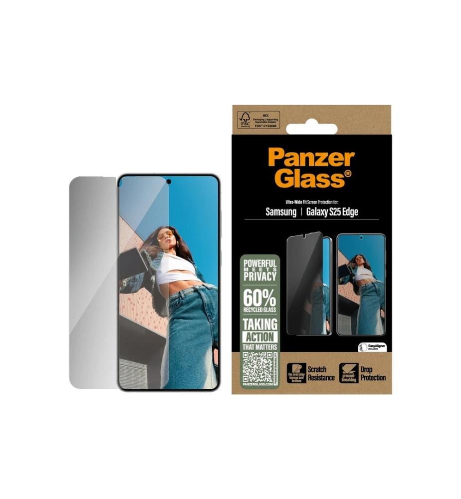 PANZERGLASS - Protection d'écran Privacy Ultra-Wide Fit