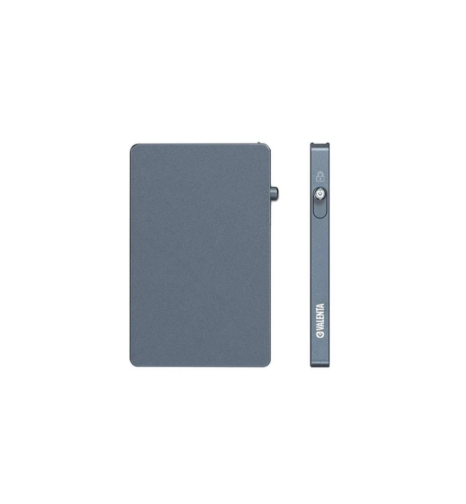 Valenta - CardCase Aluminium MagSafe, Gris