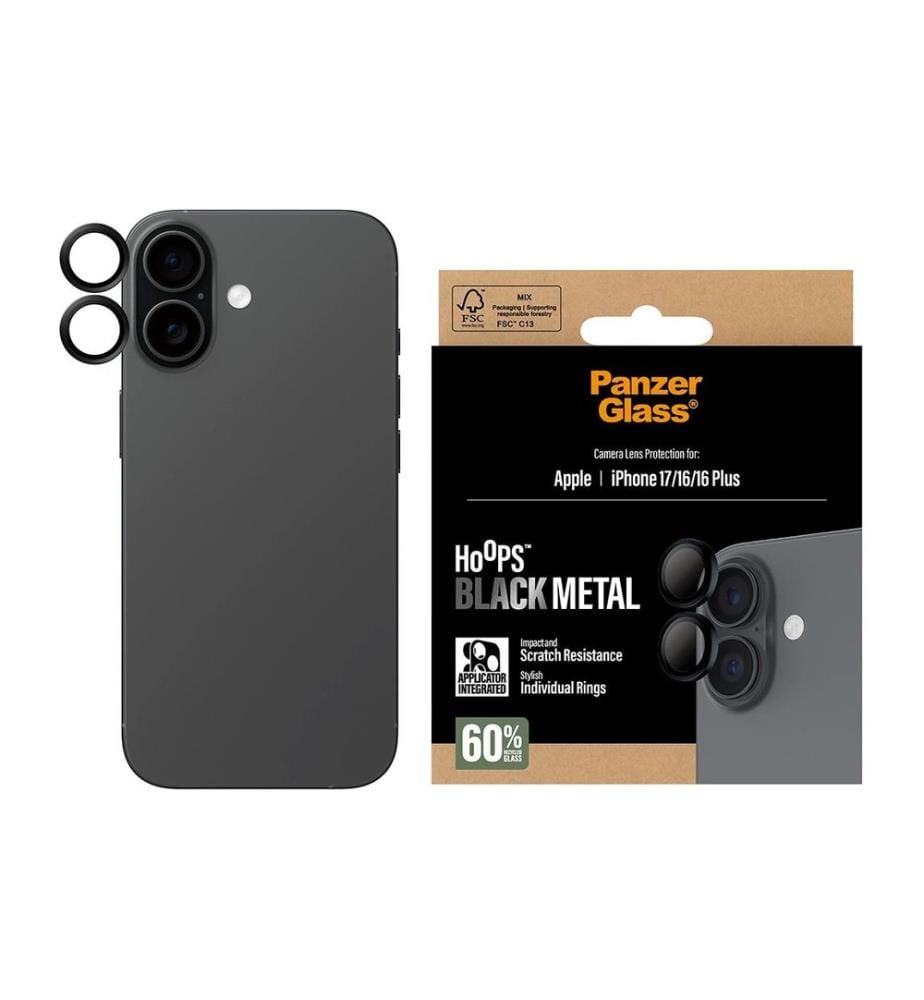 PANZERGLASS - Kameraschutz Hoops Black iPhone 17