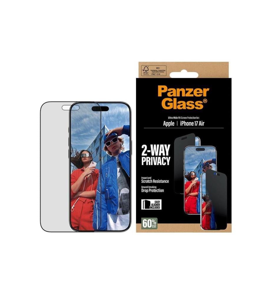 PANZERGLASS - Protection d'écran 2-Way Privacy iPhone Air