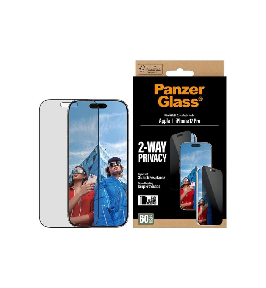 PANZERGLASS - Protection d'écran 2-Way Privacy iPhone 17 Pro