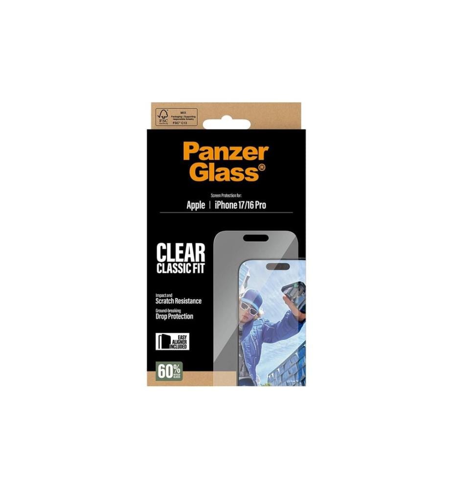 PANZERGLASS - Protection d'écran Classic Fit iPhone 17
