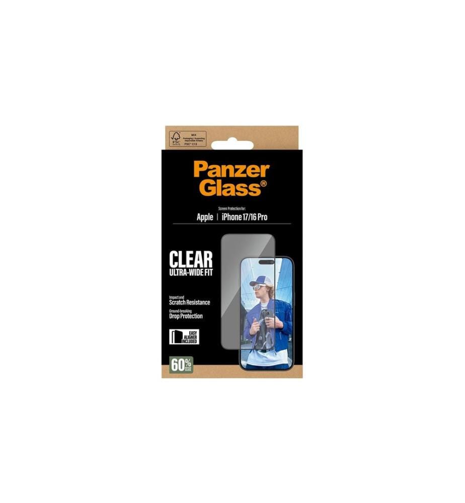 PANZERGLASS - Protection d'écran Ultra Wide Fit iPhone 17