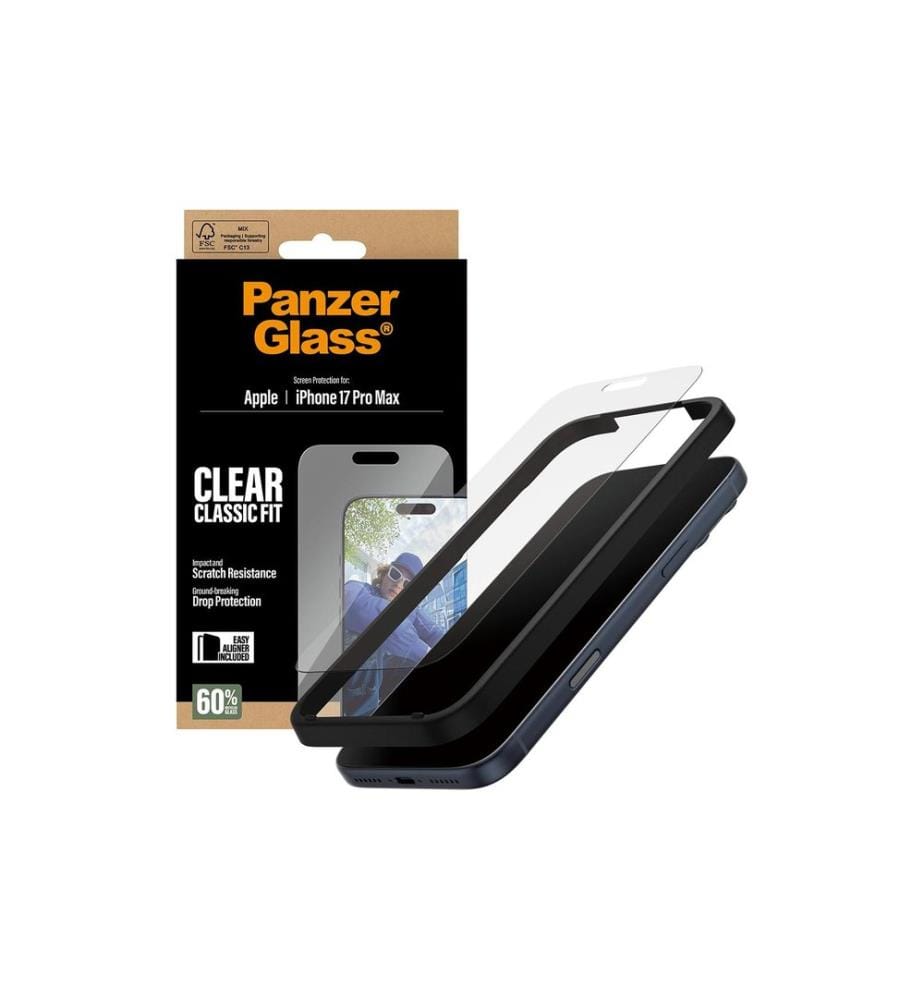 PANZERGLASS - Protection d'écran Classic Fit iPhone 17 Pro Max
