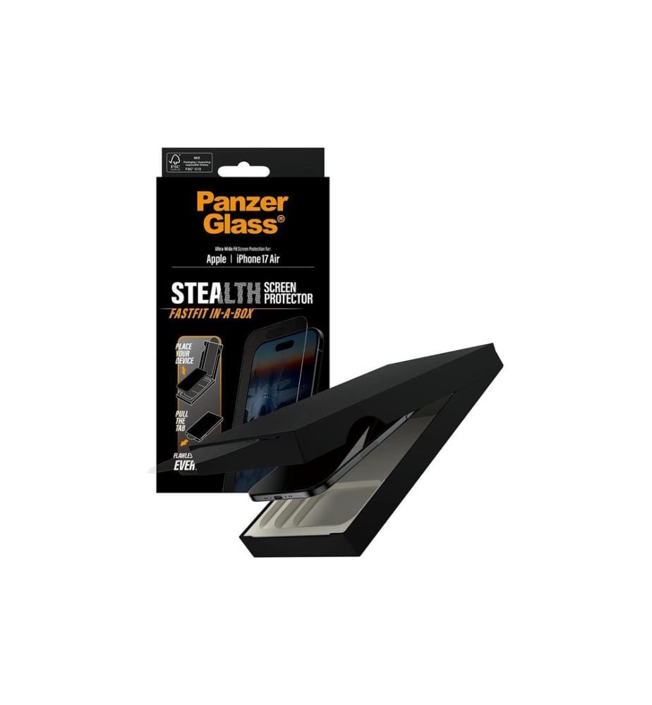PANZERGLASS - Protection d'écran Stealth Ultra Wide Fit iPhone Air