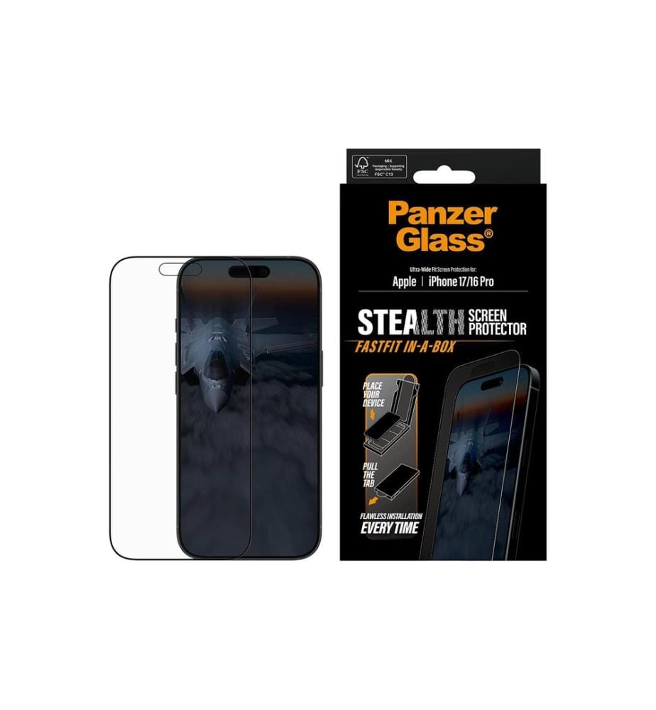 PANZERGLASS - Protection d'écran Stealth Ultra Wide Fit iPhone 17
