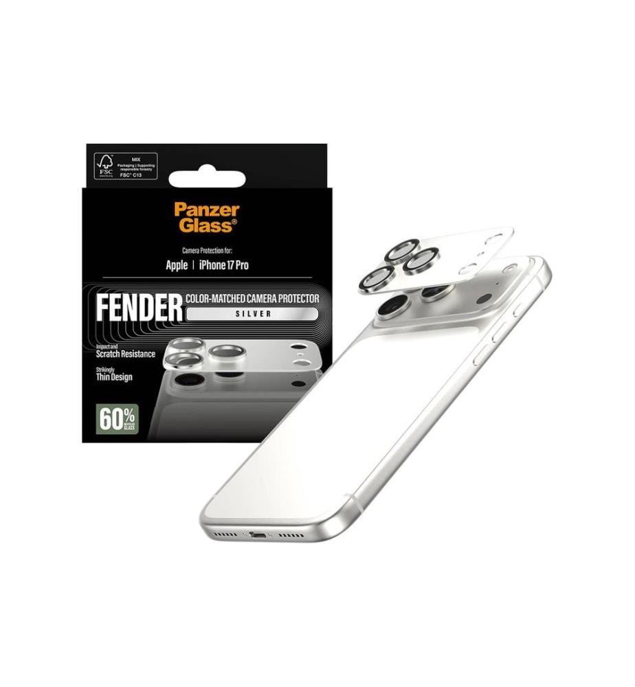 PANZERGLASS - FENDER Camera Protector iPhone 17 Pro Silver