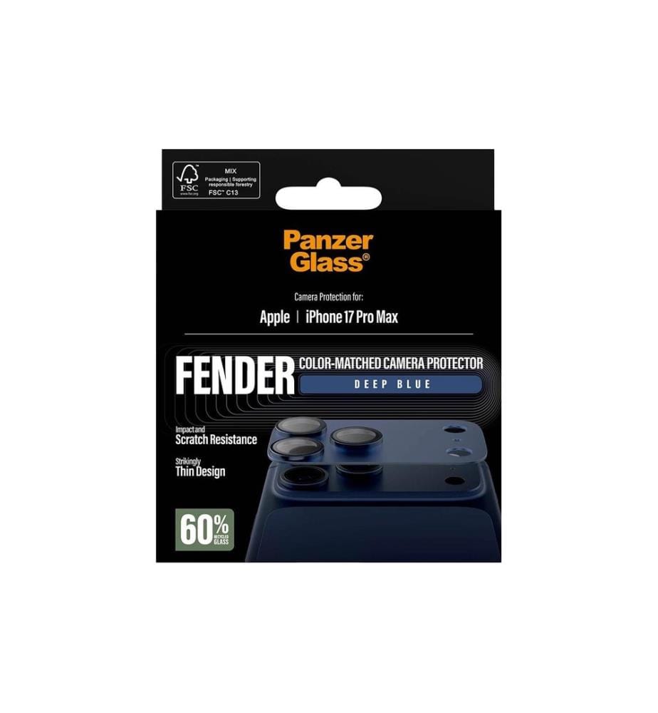 PANZERGLASS - FENDER Camera Protector iPhone 17 Pro Max Deep Blue