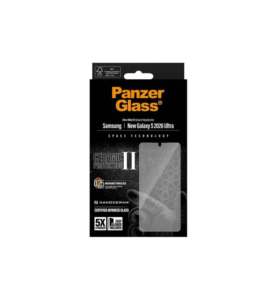 PANZERGLASS - Ceramic Screen Protector Samsung Galaxy S26 Ultra EA