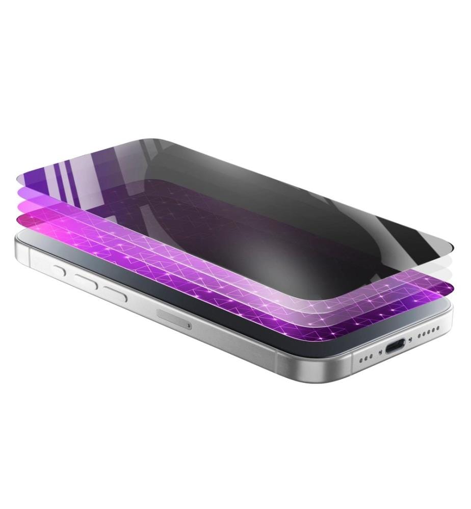 Cellular Line - Protection d'écran Reinforced Privacy Glass iPhone 17 Pro Max