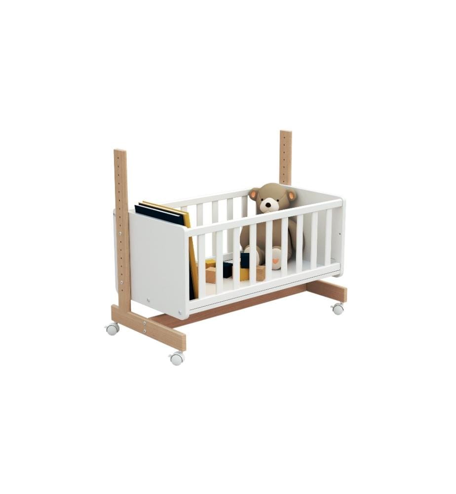 OSANN - Lit d'appoint 5in1 Nature & Blanc 42 x 81 cm