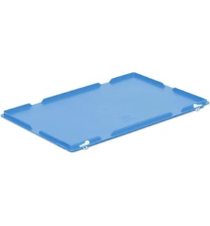 UTZ - Couvercle à charnière RAKO pour bac gerbable 600 x 400 mm