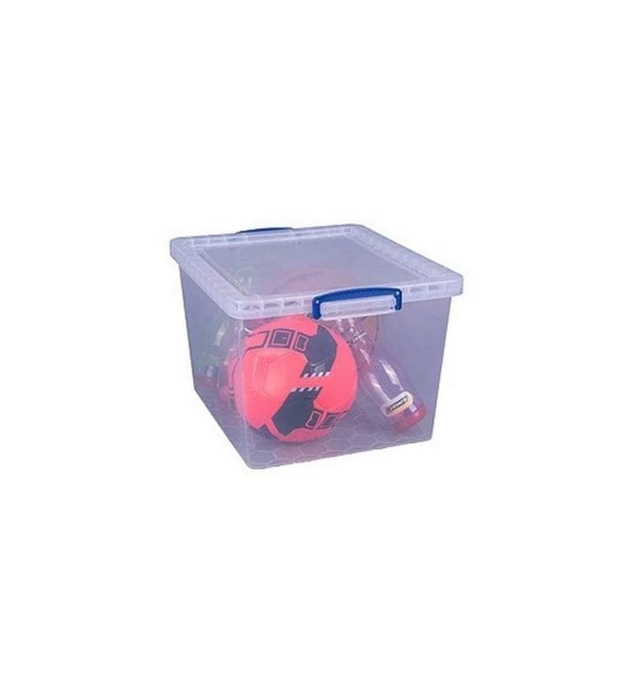 REALLY USEFUL BOX - Boîte de rangement nestbar Transparent, 3 x 33.5 l
