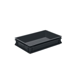 UTZ - Stapelbehälter RAKO ESD 600 x 400 x 117 Schwarz