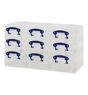 REALLY USEFUL BOX - Boîte à tiroirs 6 x 0.2 l, 3 x 0.3 l Transparent