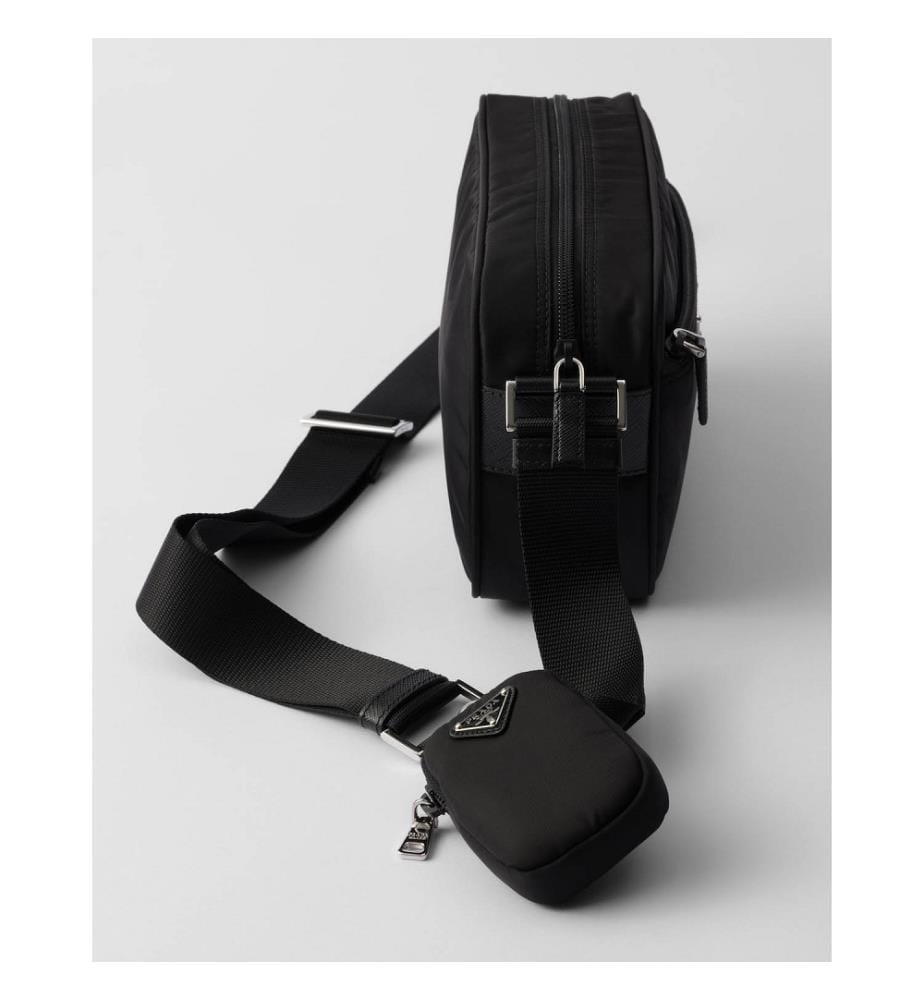 Borsa a tracolla Re-Nylon - Nero