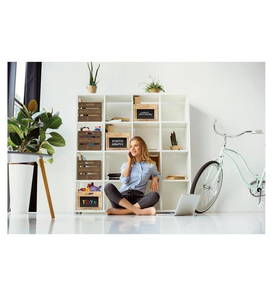 SECURIT - Aufbewahrungsbox 21 x 35 x 28.3 cm Braun