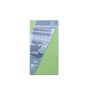 ARTOZ - Blankokarte 1001, 15.5 x 15.5 cm, 5 Blatt, Birkengrün