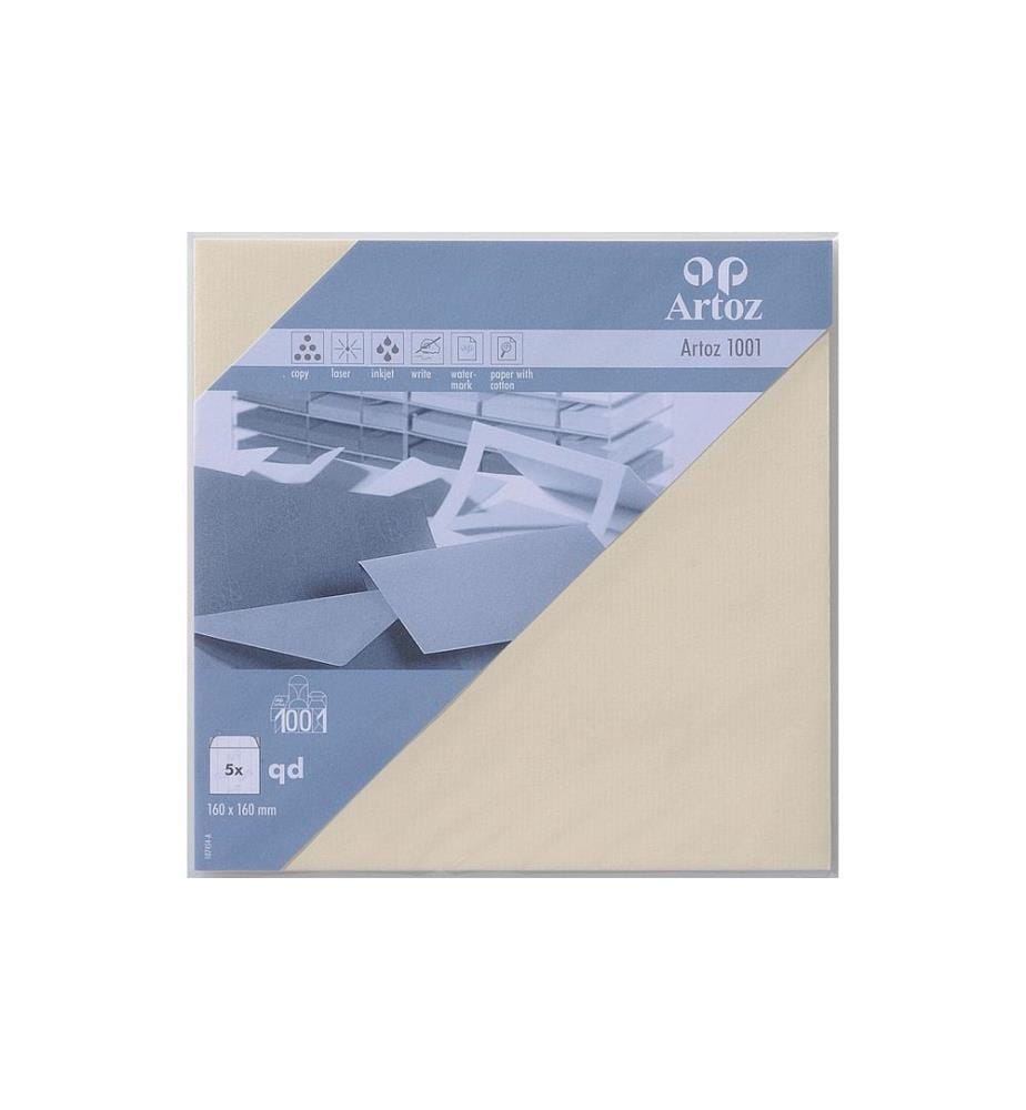 ARTOZ - Couvert 1001, 16 x 16 cm, 5 Stück, Chamois