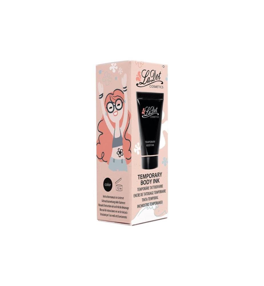 LADOT - Effektschminke Body ink Schwarz, 15 ml