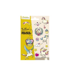 AVENUE MANDARINE - Kits de tatouage Tattoo Mania Licorne/magie