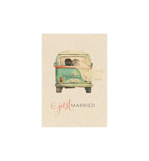 NATUR VERLAG - Hochzeitskarte Just Married 12.2 x 17.5 cm