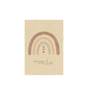 NATUR VERLAG - Glückwunschkarte Welcome little one 12.2 x 17.5 cm