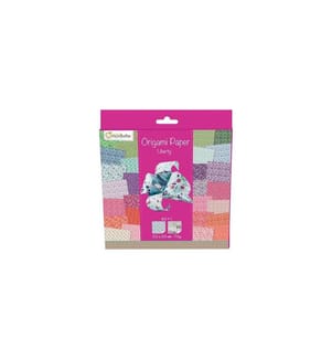 AVENUE MANDARINE - Feuilles origami Origami Liberty 60 feuilles 20 x 20 cm