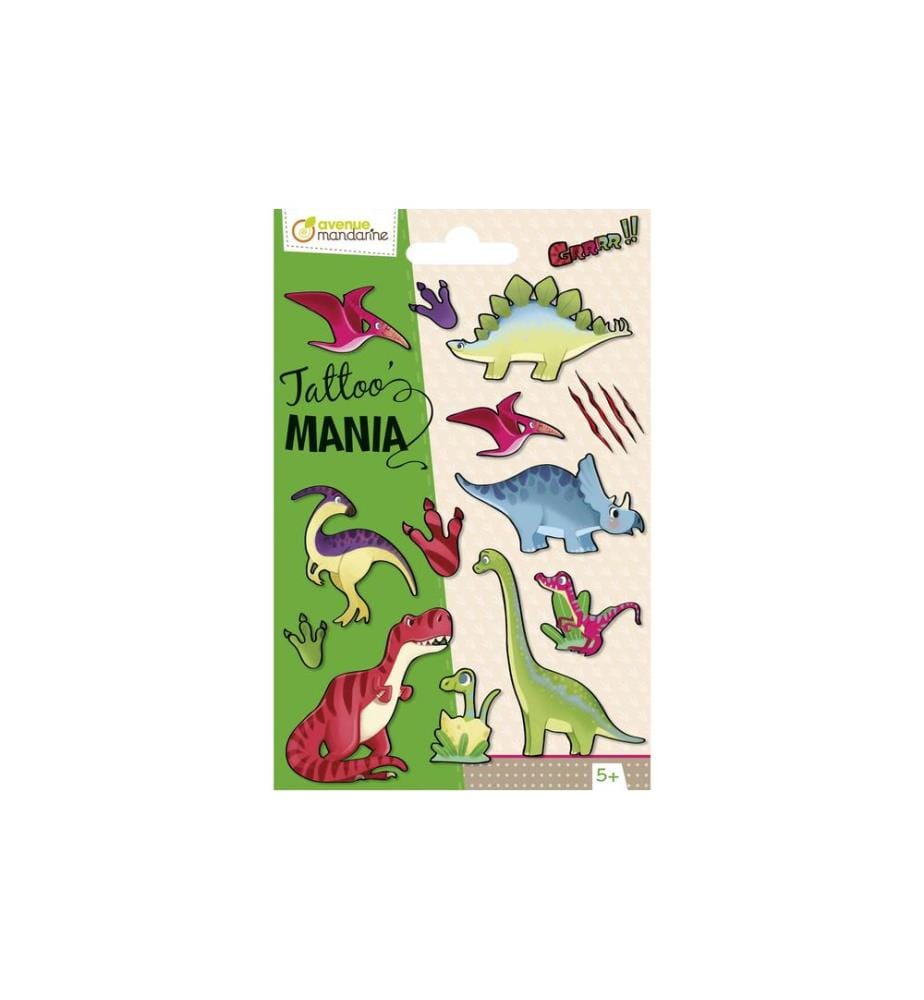 AVENUE MANDARINE - Tattoo Set Tattoo Mania Dino