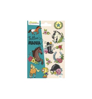 AVENUE MANDARINE - Kits de tatouage Tatouage Mania Équitation
