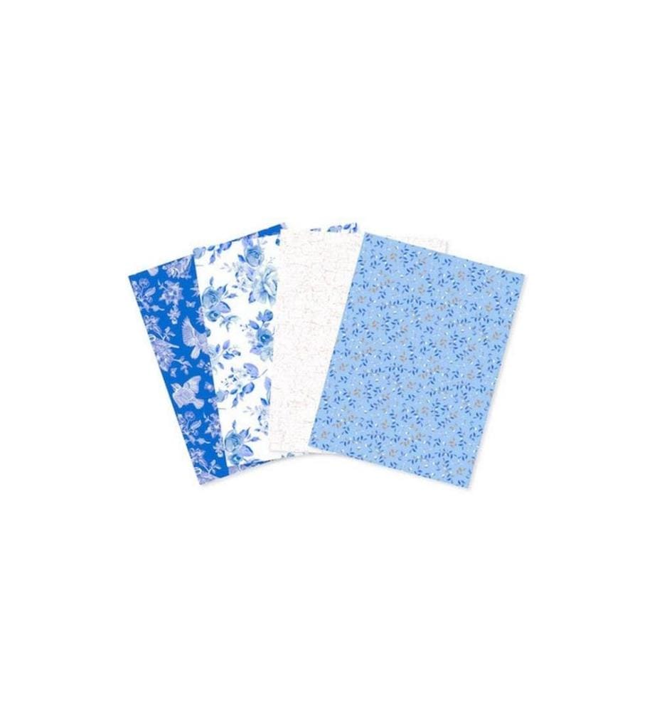 décopatch Bastelpapier DP031C 30 x 40 cm, 4 Blatt