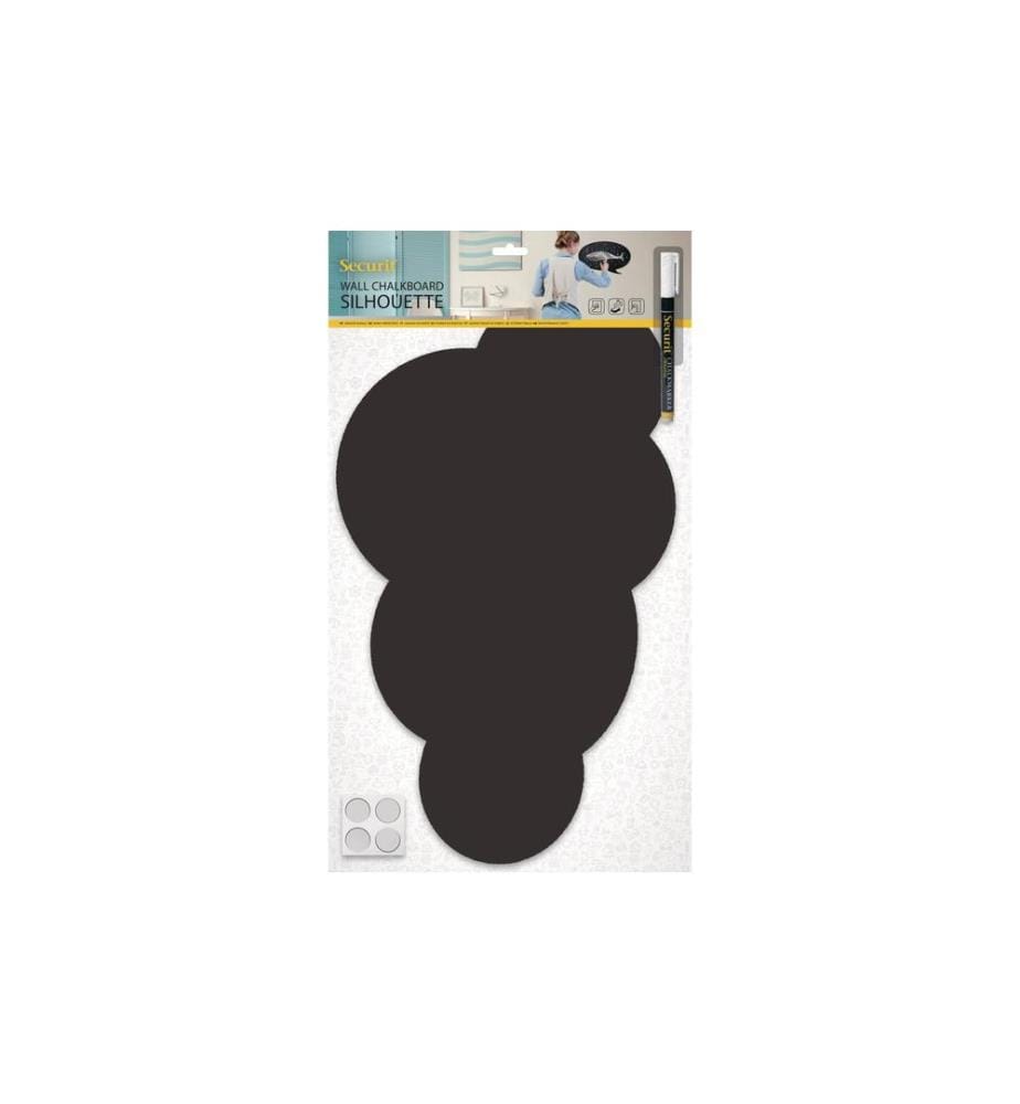 SECURIT - Tableau à craie Silhouette Cloud avec Velcro, .