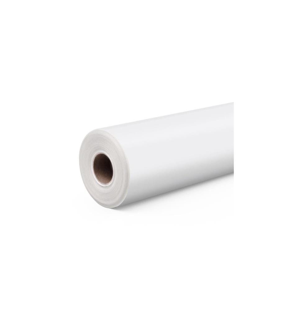 LOKLIK - Vinyle adhésif permanent Matless Blanc, 33 x 305 cm