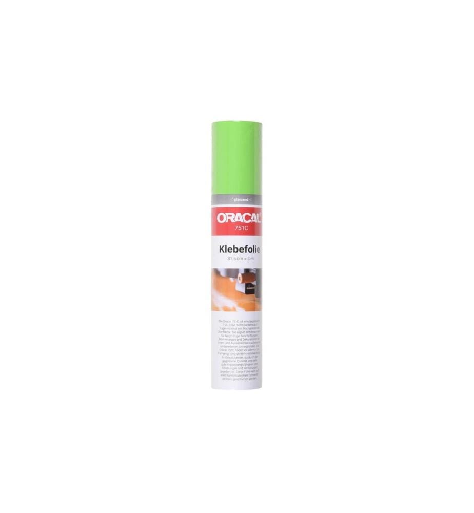ORAFOL - Film de vinyle Oracal 751C / 31.5 x 300 cm vert citron vert