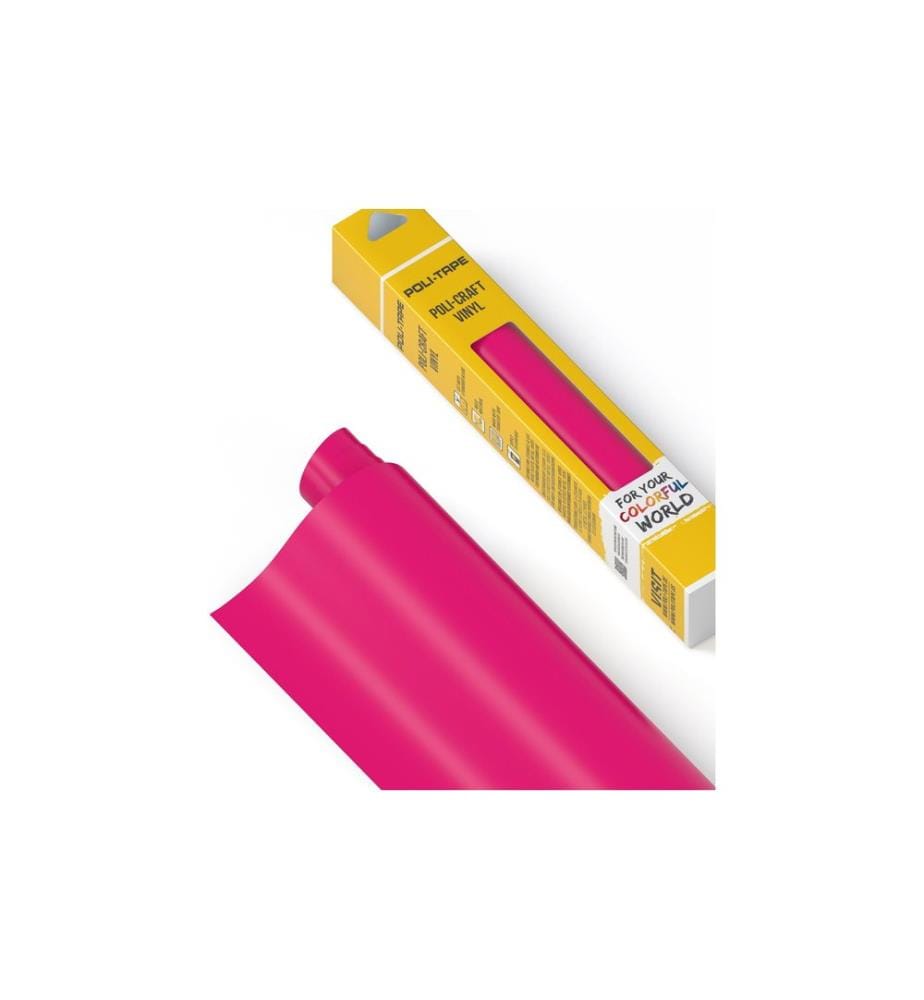 Poli-Tape - Vinylfolie Permanent 30.5 x 183 cm, Pink matt