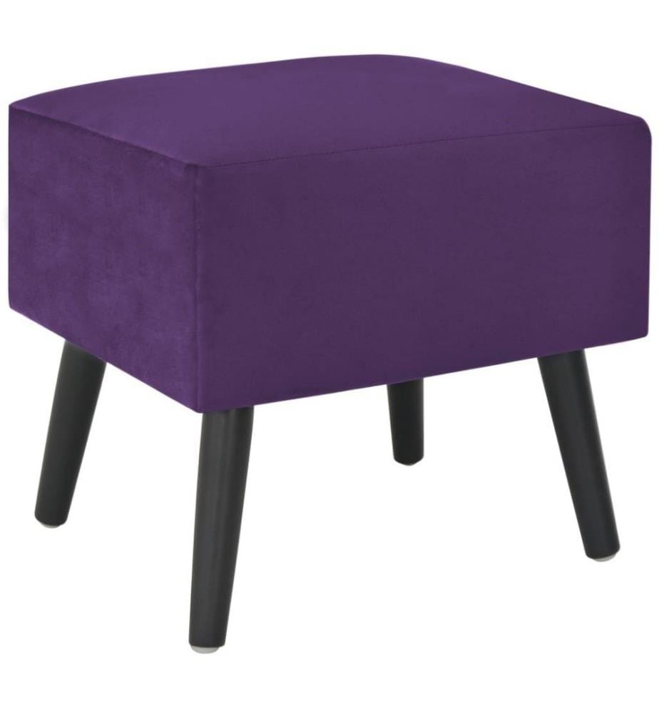 Nachttisch Dunkelviolett 40 x 35 x 40 Samt