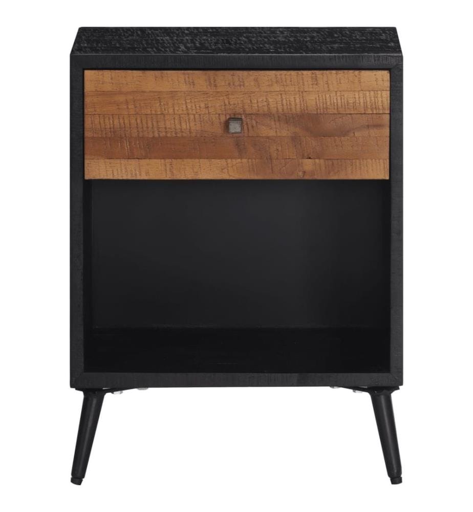 Nachttisch 40x30x50 cm Massivholz Teak