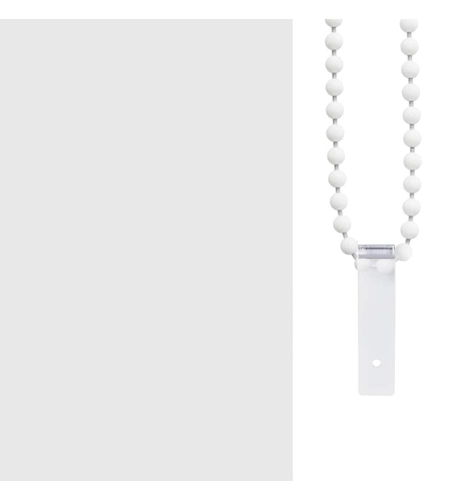 Duschrollo 80x240 cm Weiss