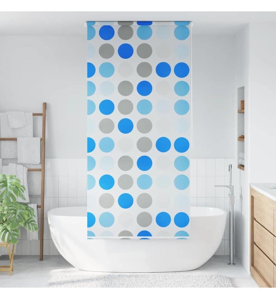 Duschrollo 100 x 240 cm Kreismuster