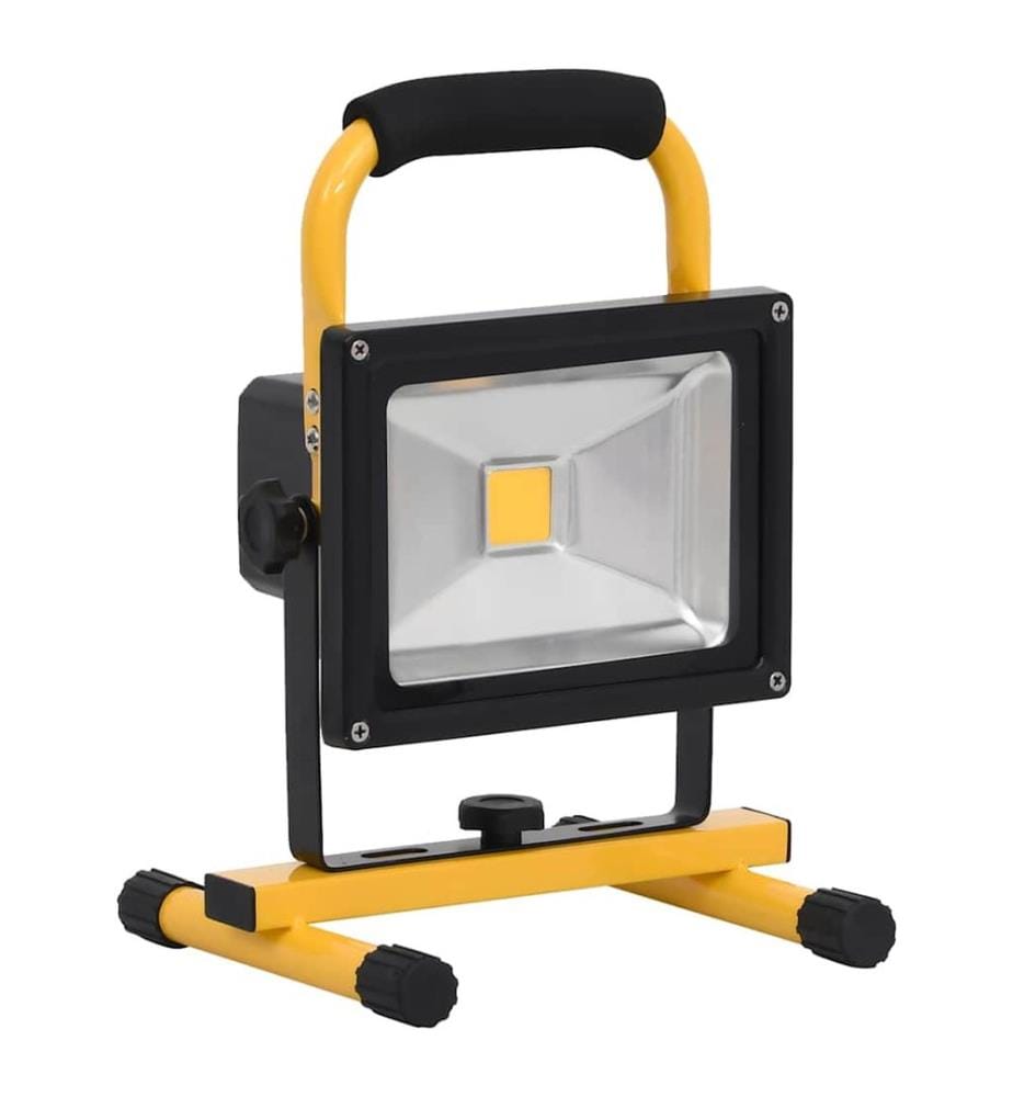 Projecteur à LED rechargeable avec poignée 30 W Blanc froid